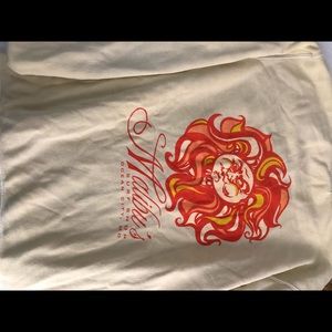 Malibu surf shop yellow crew neck sweatshirt